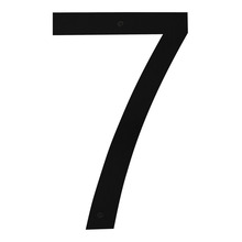 Husnummer 7 Stål Svart 40 cm